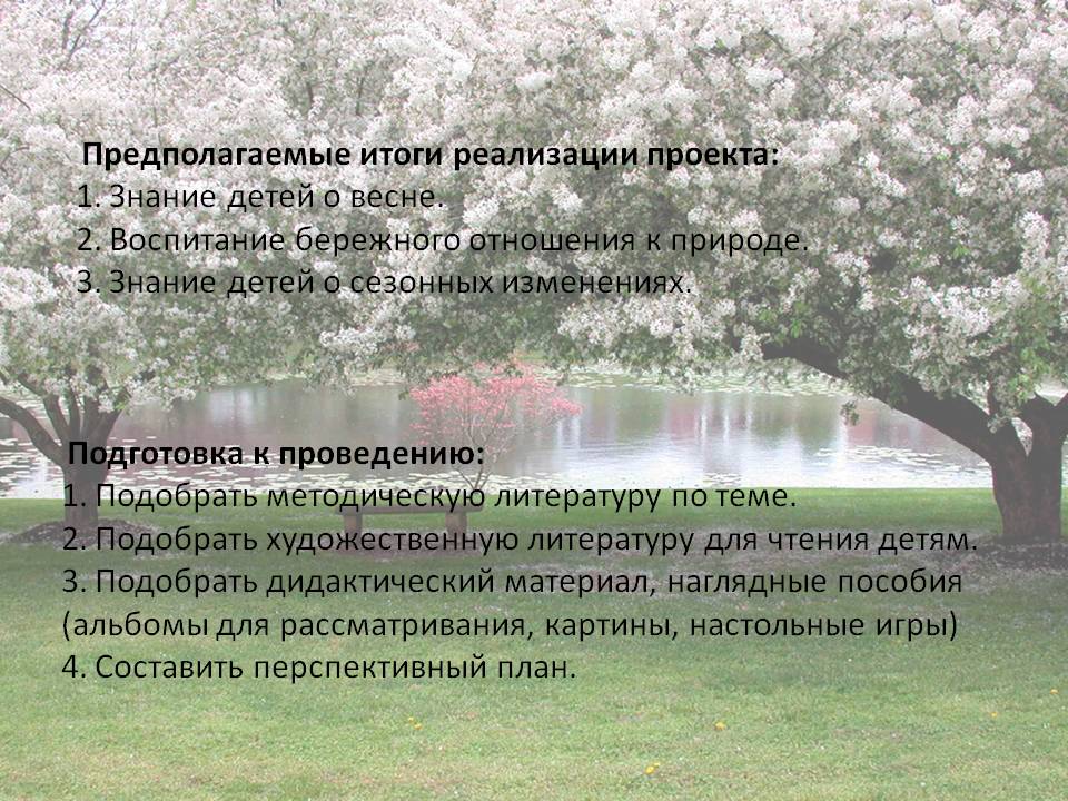 Педагогический проект Весна - Россия Слайд 4